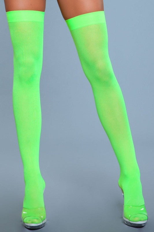 Women’s 1932 Opaque Nylon Thigh Highs by Be Wicked | Zarnesh