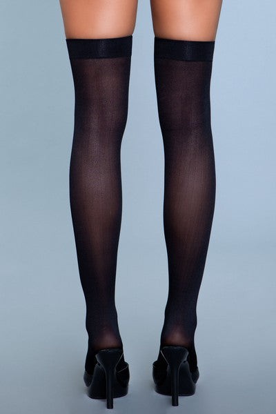 Women’s 1932 Opaque Nylon Thigh Highs by Be Wicked | Zarnesh