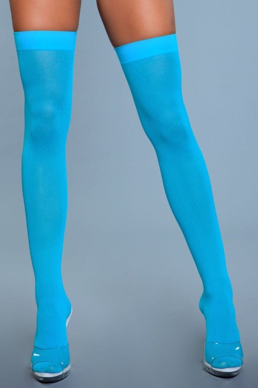 Women’s 1932 Opaque Nylon Thigh Highs by Be Wicked | Zarnesh