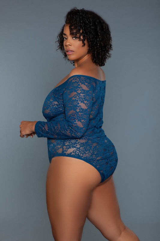 Women’s 2248P Marina Stretch Long Sleeve Bodysuit | Zarnesh