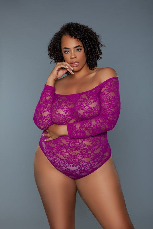 Women’s 2248P Marina Stretch Long Sleeve Bodysuit | Zarnesh
