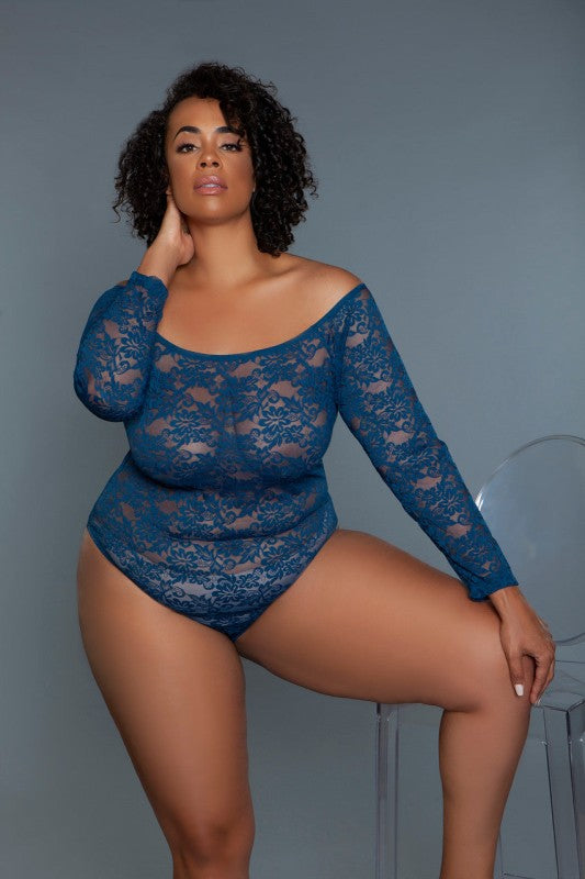 Women’s 2248P Marina Stretch Long Sleeve Bodysuit | Zarnesh