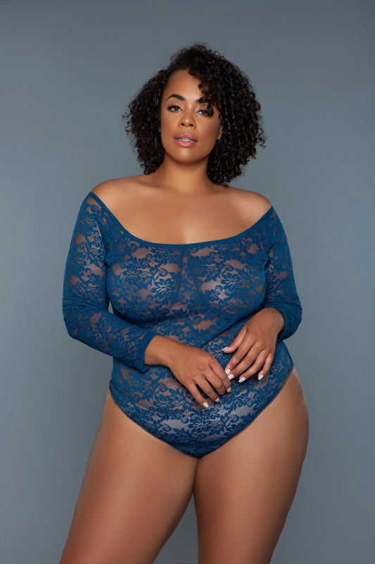 Women’s 2248P Marina Stretch Long Sleeve Bodysuit | Zarnesh