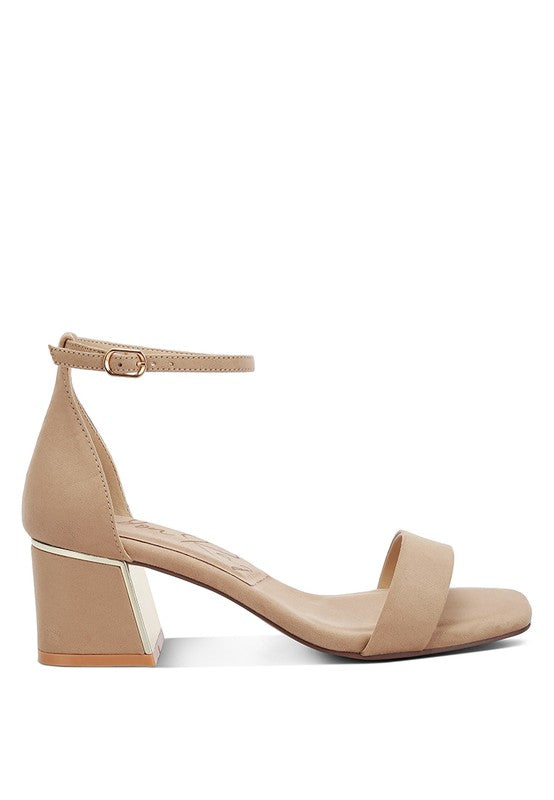 Women Eshe Block Heel Sandals Zarnesh