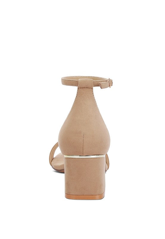 Women Eshe Block Heel Sandals Zarnesh