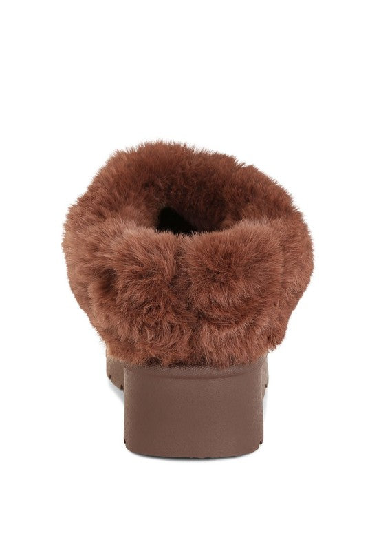 Women’s Aniso Faux Fur Lined Slip-On Platform Snow Boots | Zarnesh