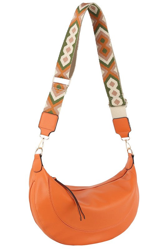 Women's Aztec Guitar Strap Slouchy Crossbody Bag | Zarnesh
