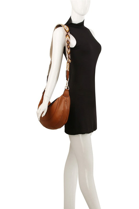 Women's Aztec Guitar Strap Slouchy Crossbody Bag | Zarnesh