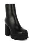 Women’s Baltese Zip-Up Block Heel Ankle Boots | Zarnesh