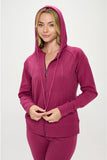 Women's Basic Fall Casual Active Hoodie Set | Zarnesh