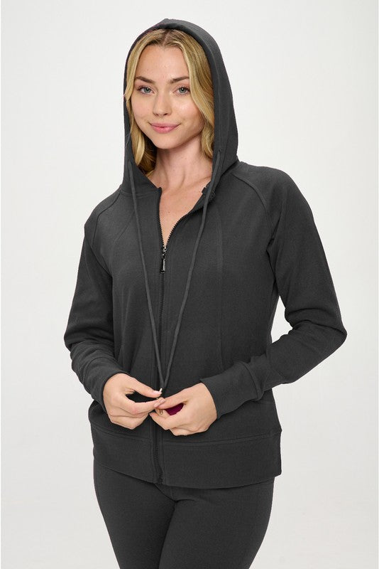 Women's Basic Fall Casual Active Hoodie Set | Zarnesh