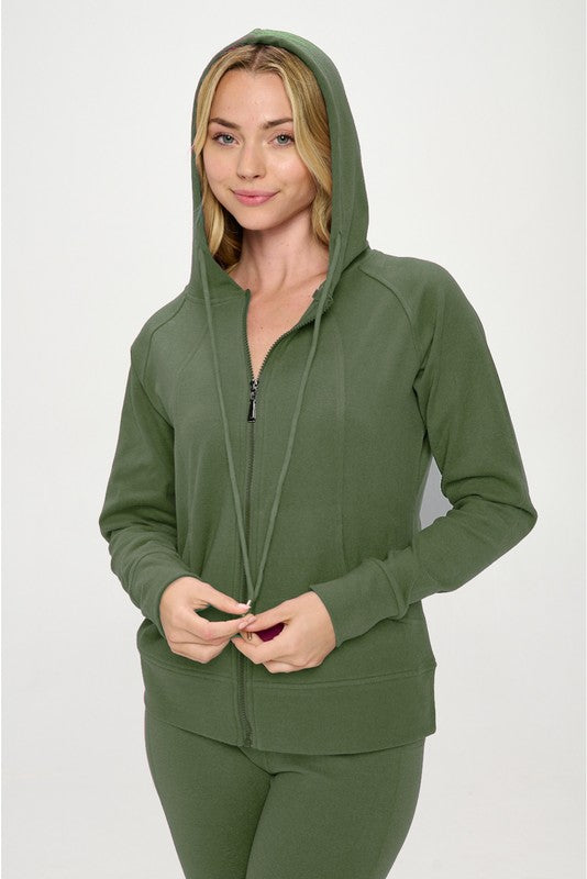 Women's Basic Fall Casual Active Hoodie Set | Zarnesh