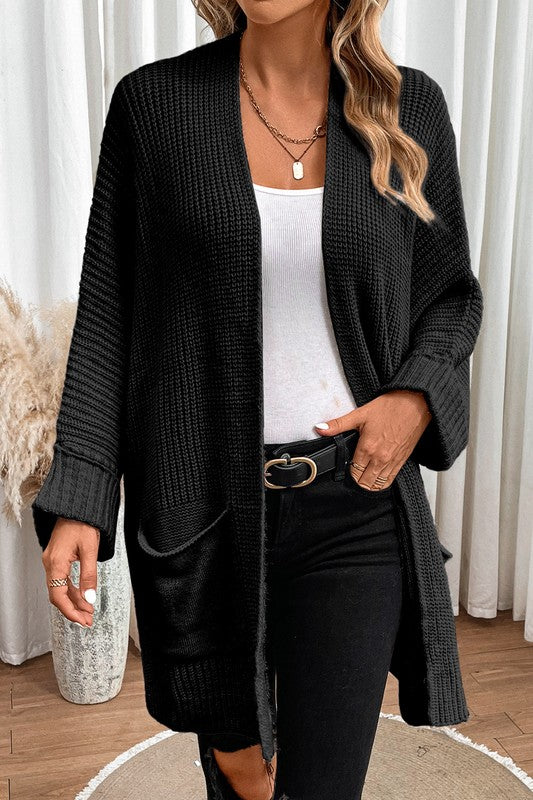 Women's Batwing Sleeve Oversized Cable Knit Cardigan | Zarnesh