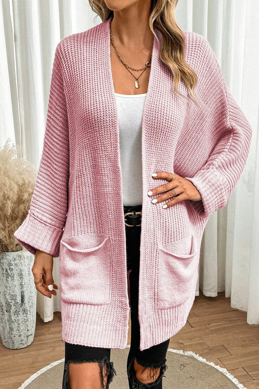 Women's Batwing Sleeve Oversized Cable Knit Cardigan | Zarnesh