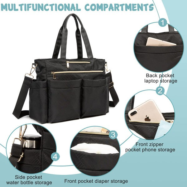 Women’s Multi-Pocket Tote Bag | Zarnesh