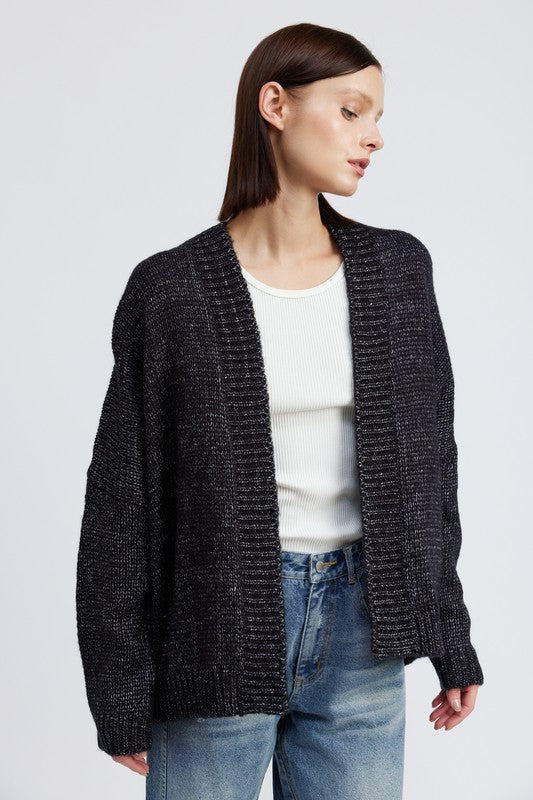 Women’s Oversized Open Front Long Sleeve Cardigan | Zarnesh