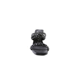 Women's Arnie Braided Block Heeled Slider Sandals | Zarnesh