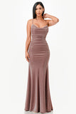 Women's Sparkling Jacquard Cowl Neck Long Dress | Zarnesh