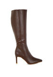 Women's Faux Leather Calf Boots | Zarnesh