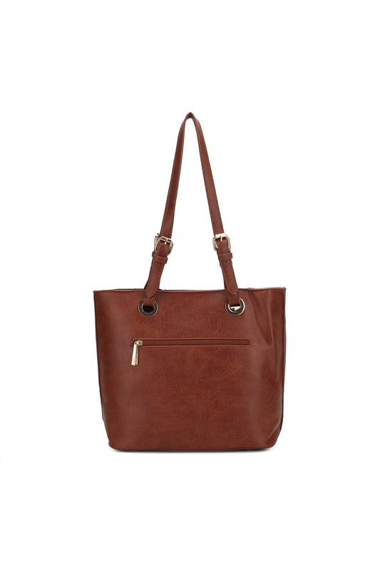 Women's MKF American Flag Patriotic Shoulder Tote Bag | Zarnesh