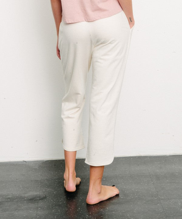 Women’s Brushed Organic Hemp Cropped Joggers | Zarnesh
