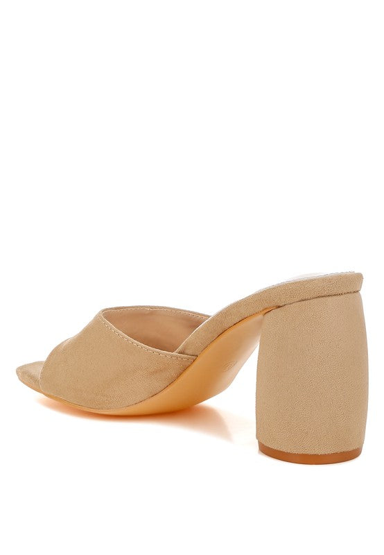 Women’s Bumblin Round Heel Micro Suede Sandals | Zarnesh