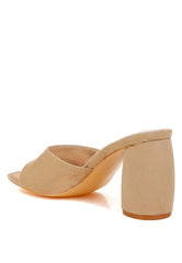 Women’s Bumblin Round Heel Micro Suede Sandals | Zarnesh