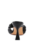 Women's CELIE Woven Strap Mid Heel Sandals | Zarnesh