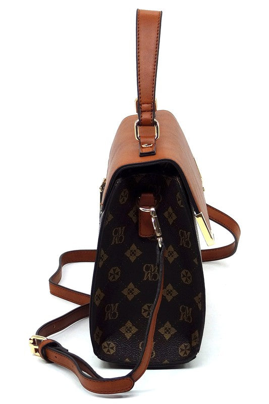 Women’s CM Monogram Top Handle Satchel Satchel Handbag | Zarnesh