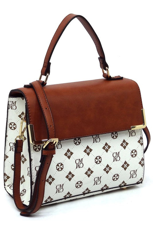 Women’s CM Monogram Top Handle Satchel Satchel Handbag | Zarnesh
