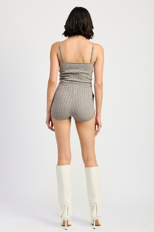 Women’s Cable Knit Cami Top | Zarnesh