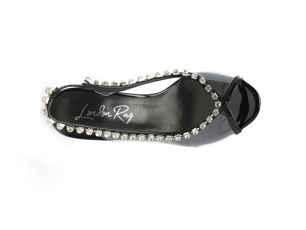 Women's Camarine Clear Stiletto Sling-back | Zarnesh