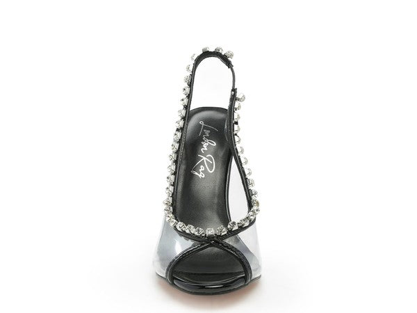 Women's Camarine Clear Stiletto Sling-back | Zarnesh