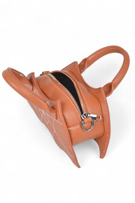 Women's Halloween Spiderweb Stitching Bat Swing Bag | Zarnesh
