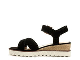 Women's Casa Pin Buckle Ankle Strap Wedge Sandals | Zarnesh