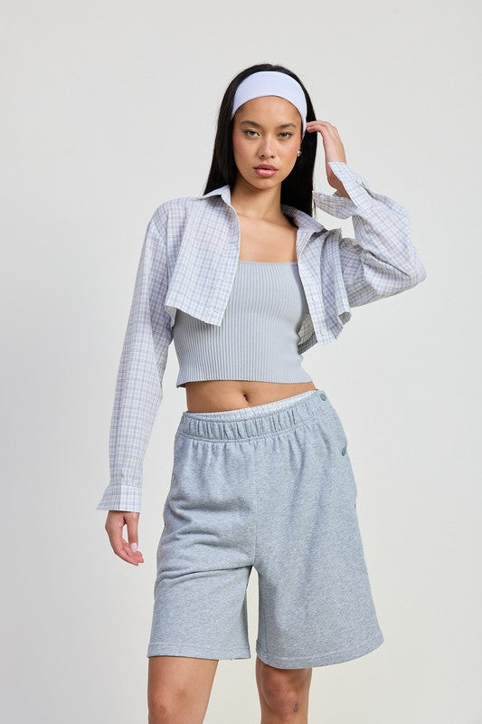 Women’s Casual Elastic Waistband Shorts | Zarnesh