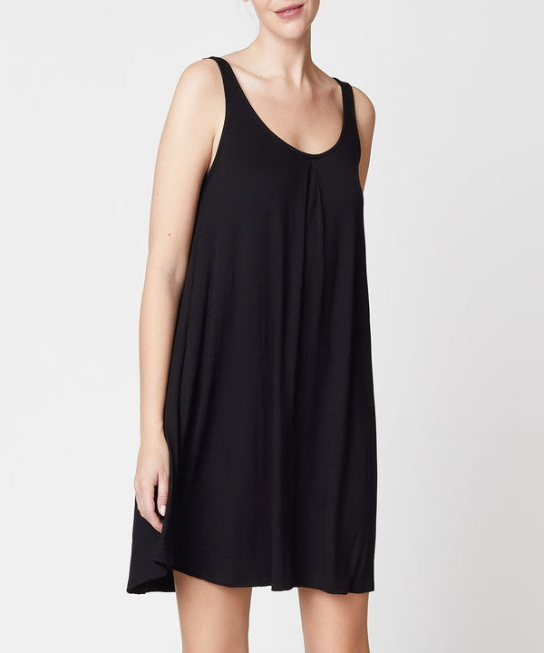 Women Ultra Soft & Lightweight Sleepwear Bamboo Pajama Cami Dress | Zarnesh