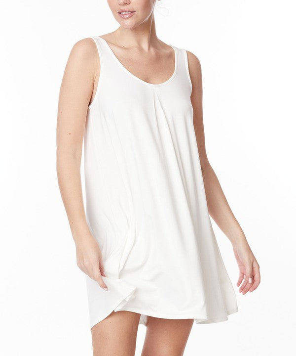 Women Ultra Soft & Lightweight Sleepwear Bamboo Pajama Cami Dress | Zarnesh