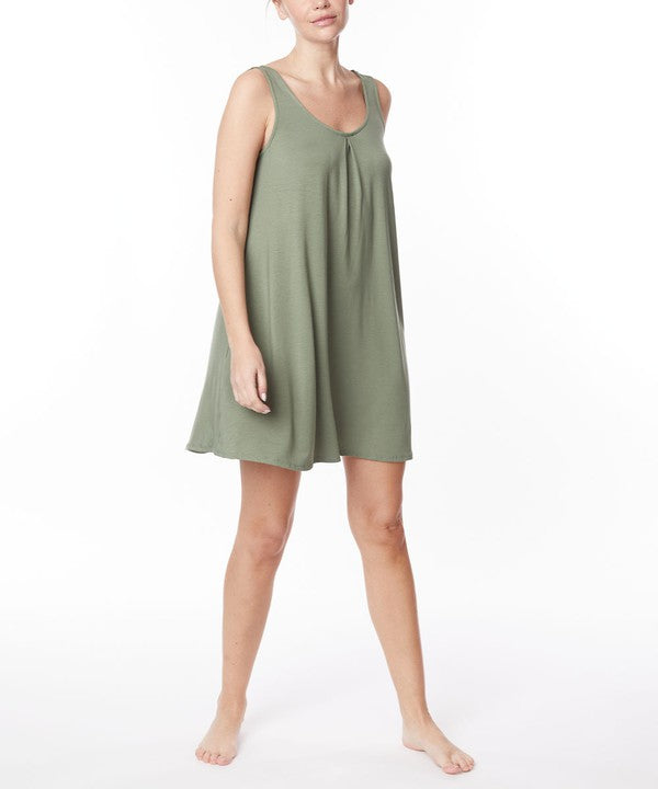 Women Ultra Soft & Lightweight Sleepwear Bamboo Pajama Cami Dress | Zarnesh
