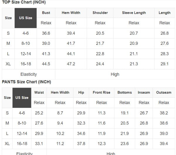 Women’s Casual Print Solid Long Sleeve Ribbed Knit Lounge Set | Zarnesh