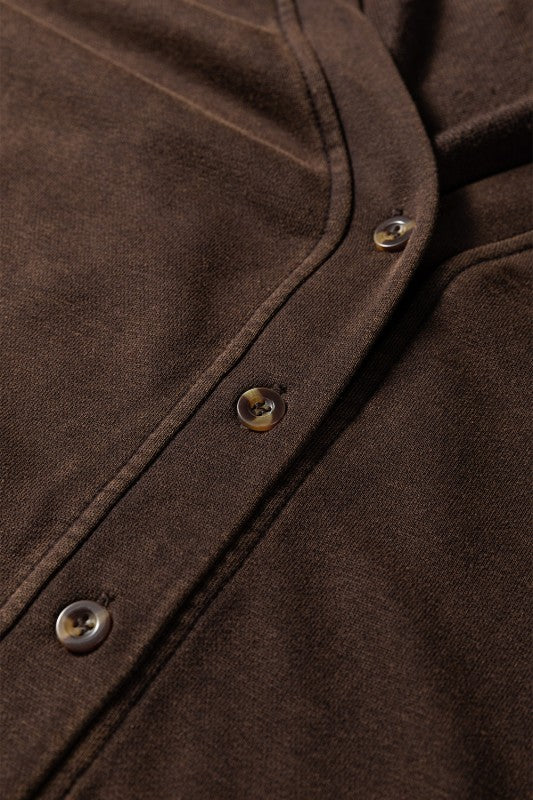 Women’s Casual Solid V-Neck Button Front Cardigan | Zarnesh