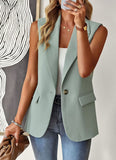 Women’s Casual Tailored Sleeveless Blazer Vest Coat | Zarnesh