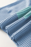 Women’s Checker Colorblock Crewneck Sweater | Zarnesh