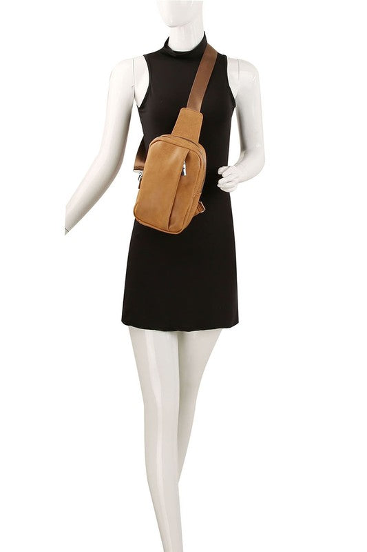 Women's Chest Sling Crossbody Bag Backpack | Zarnesh
