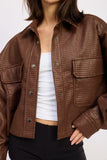Women’s Chintz Textured Knit Crop Jacket | Zarnesh