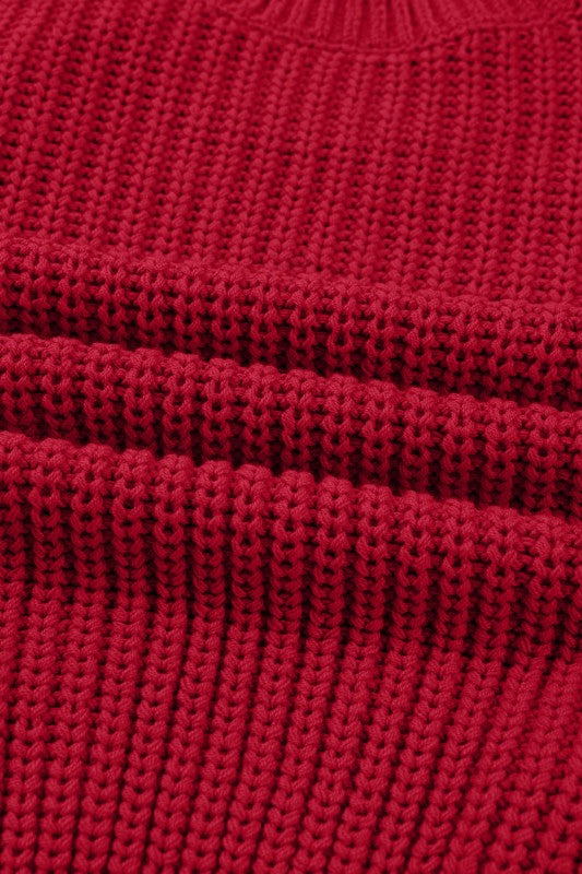 Women’s Christmas Lace-Up Plaid Bows Puff Sleeve Sweater | Zarnesh