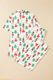 Women’s Christmas Trees & Nutcracker Short Sleeve Pajama Set | Zarnesh