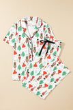 Women’s Christmas Trees & Nutcracker Short Sleeve Pajama Set | Zarnesh