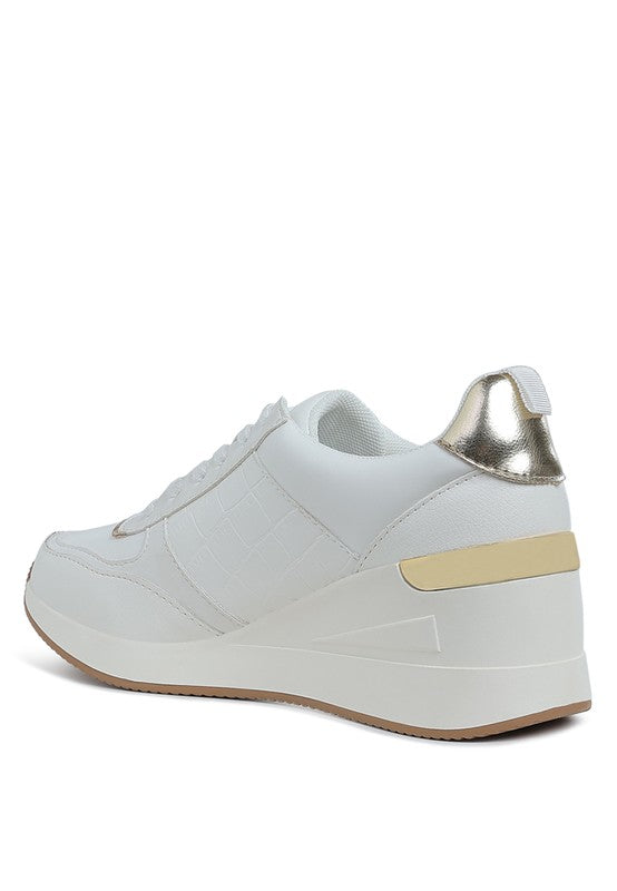 Women's Chunky Wedge Platform Heel Sneakers | Zarnesh