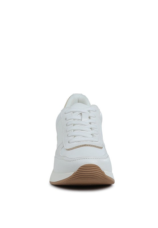 Women's Chunky Wedge Platform Heel Sneakers | Zarnesh